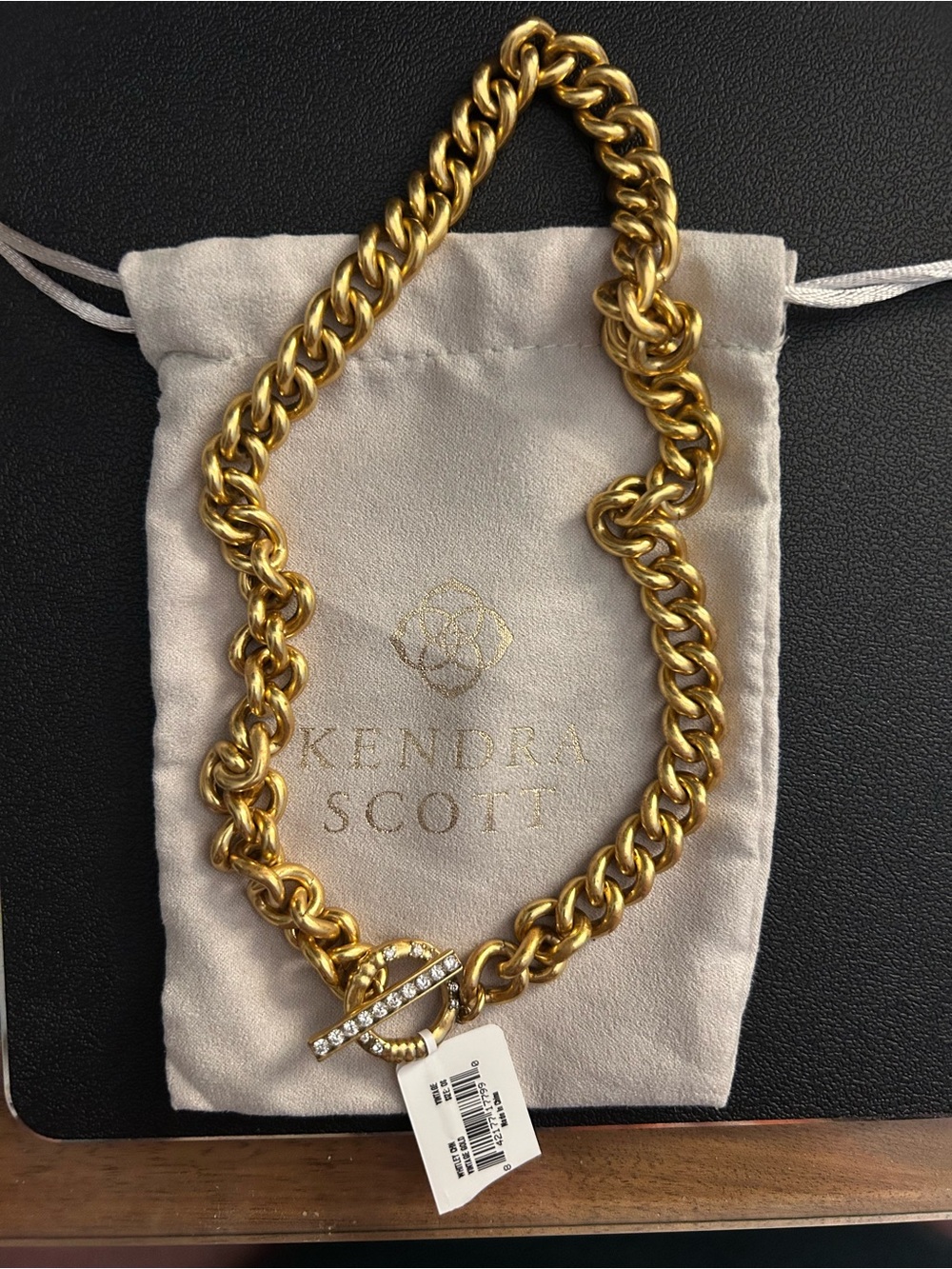 Kendra Scott Whitley Chain Necklace in Vintage Gold